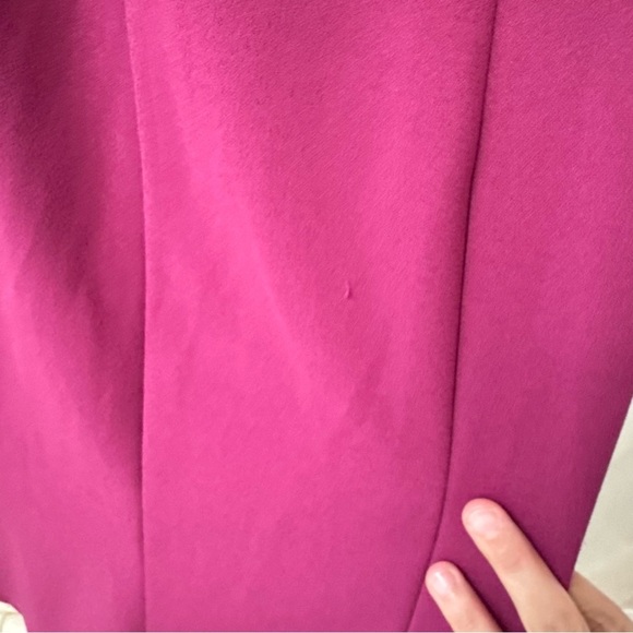 Marina Pink Purple Off Shoulder Fit Flare Midi Dress XS - Picture 8 of 8